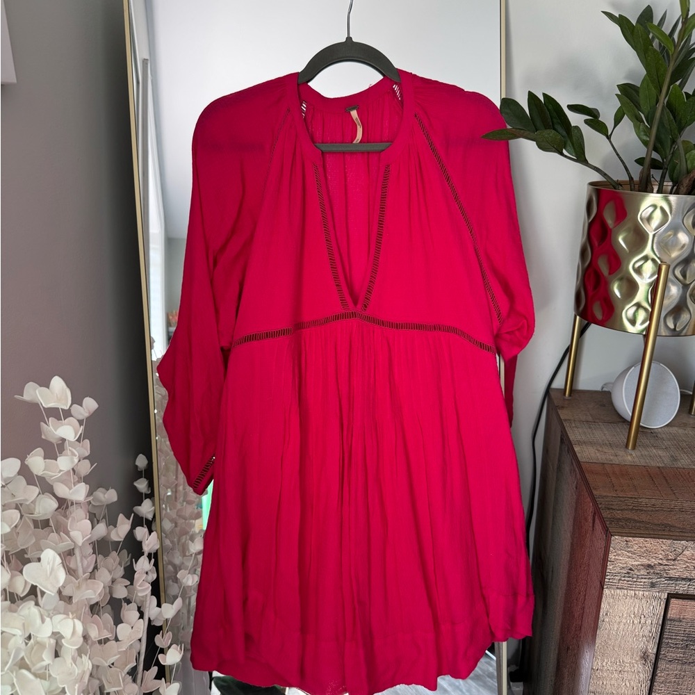 Free People Fuchsia Dress